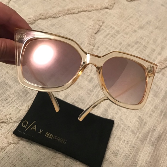 Quay Australia x Desi Perkins Cat-eye Sunnies - Picture 2 of 2